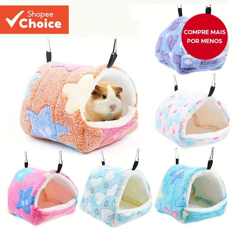 Cama para Pequenos Animais: Ninho para Coelho, Porquinho-da-Índia e Casa para Hamster, con...