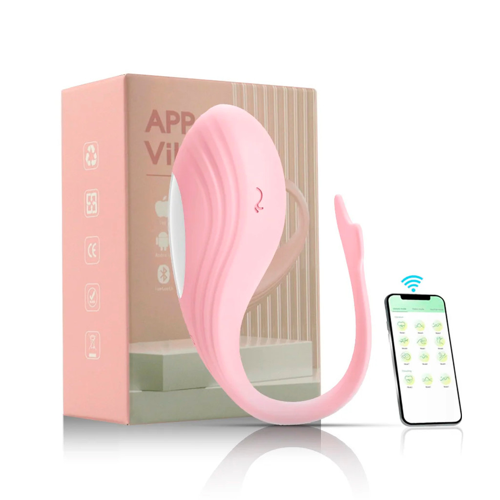 Vibrador Ponto G em Formato Baleia com Controle App | Willy em Oferta na Shopee