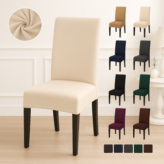 Kit Capa De Cadeira Jantar 6 Lugares Em Malha Com Elástico em Oferta na Shopee