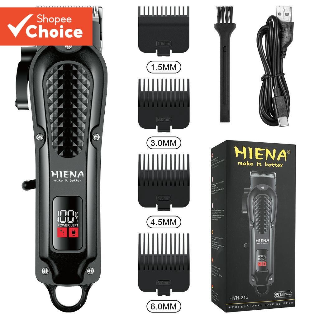 HYN-212 Máquina De Cortar Cabelo Profissional Recarregável Corte De Elétrica Aparador De Barba Barbeador Masculino