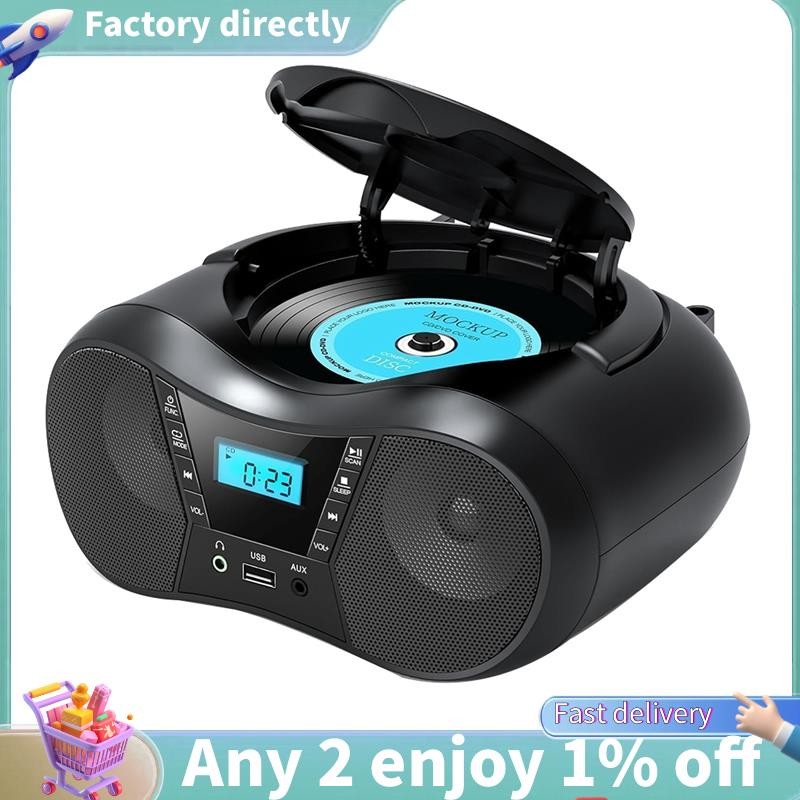 E7-Portátil CD Player Bluetooth AM/FM Rádio Estéreo , Compatível Com/- R/RW Para Casa