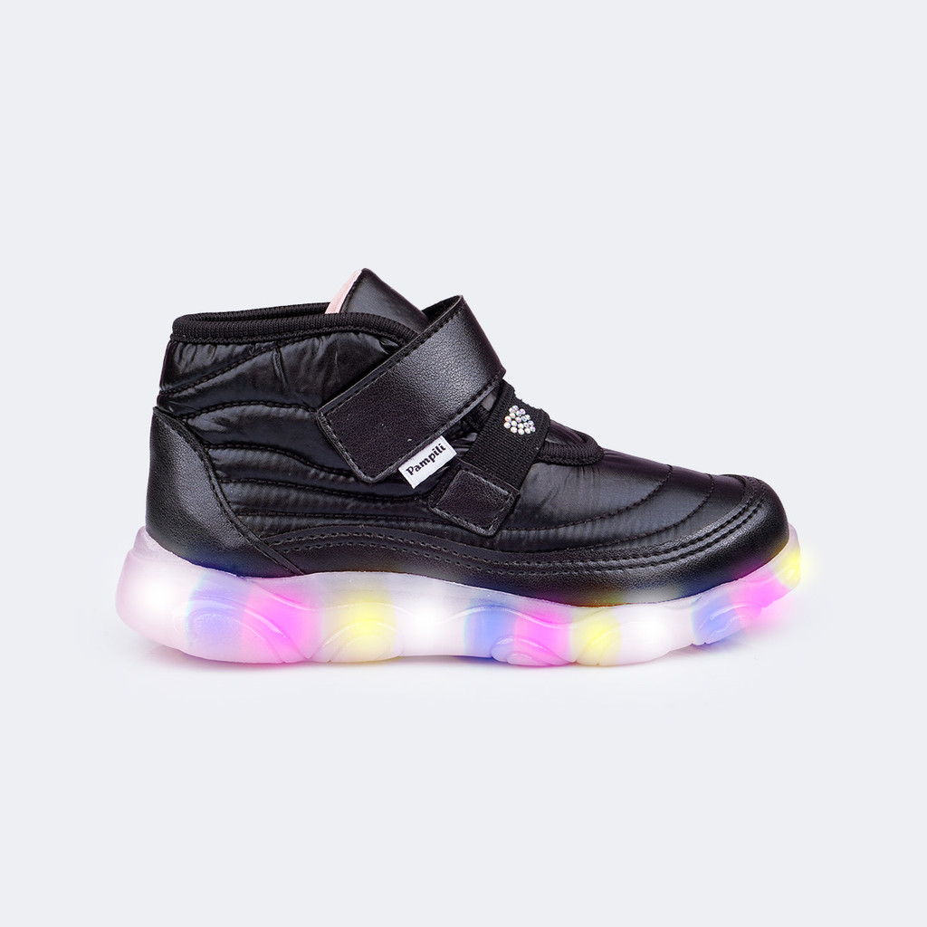 Tênis de Led Infantil Cano Médio  Comfy  Pampili em Oferta na Shopee