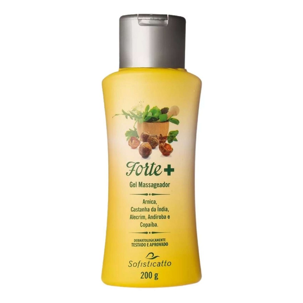 Gel Massageador Forte+ Castanha Da India Alecrim e Andiroba