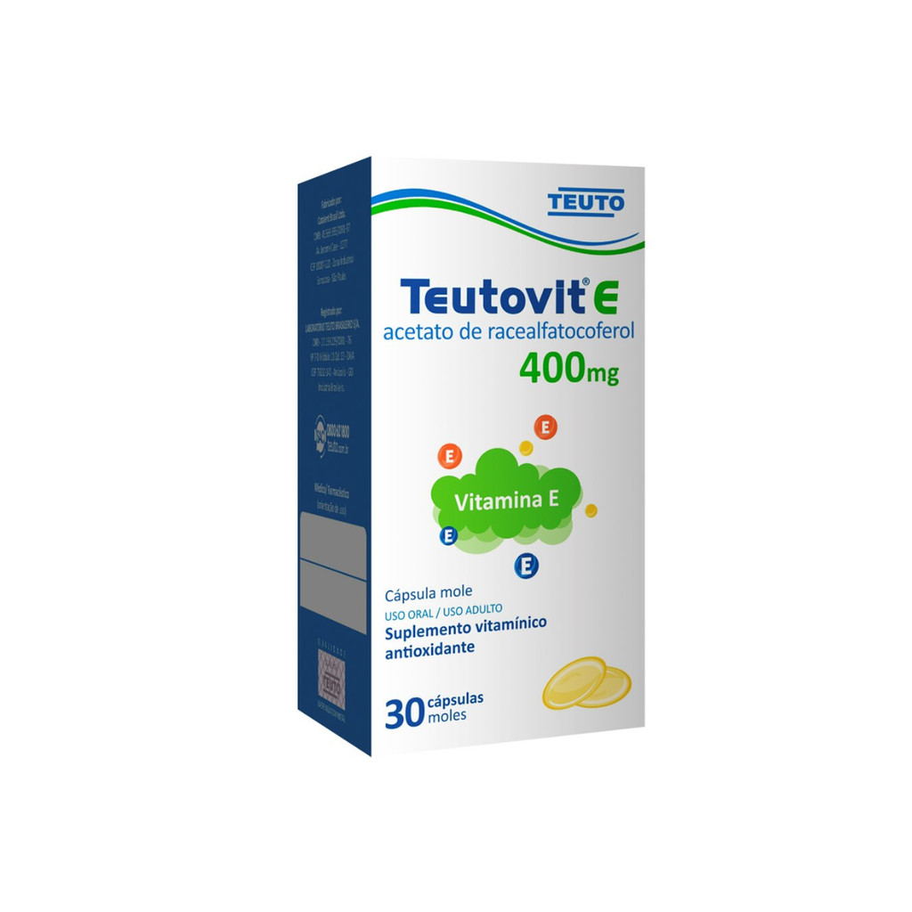 Teutovit e 400mg 30 Cápsulas