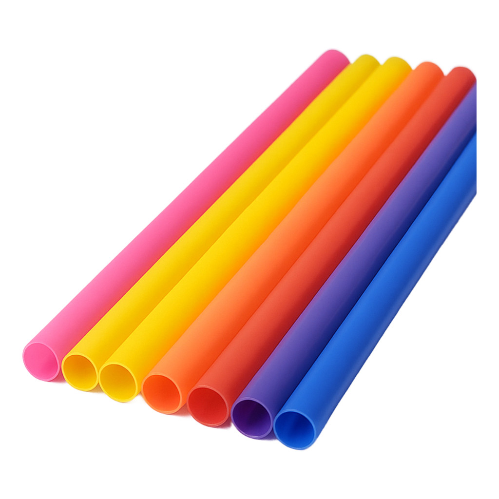 50 Canudos Coloridos Para Twister, Long Drink , Copo Eco em Oferta na Shopee