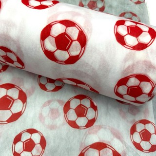 Tnt Estampado Bolas De Futebol Vermelha 1m x 1,40m em Oferta na Shopee