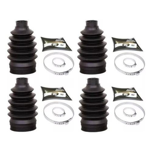 Kit 4 Coifa Homocinética Roda Câmbio Deslizante Kombi 98/14