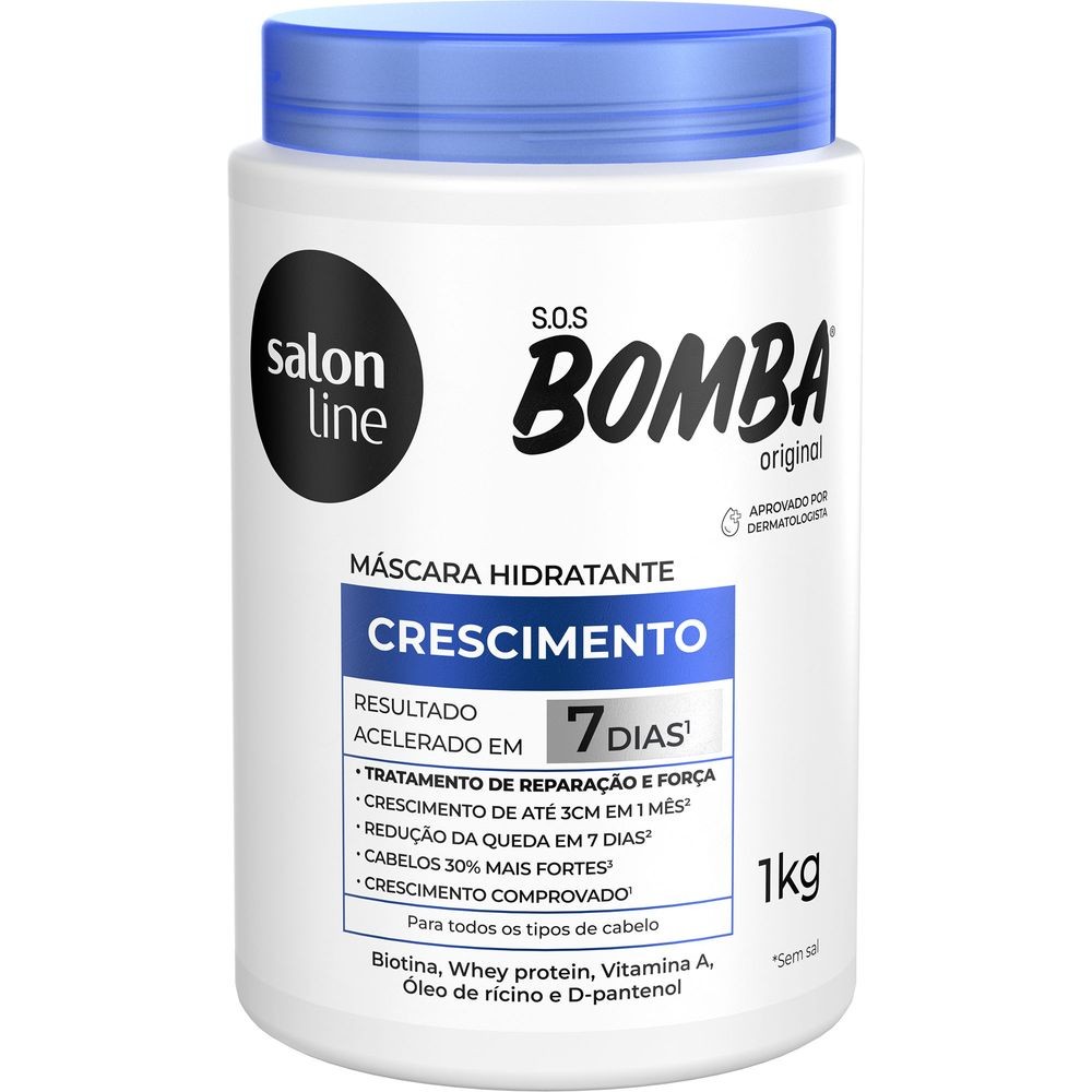 Máscara Capilar Hidratante Salon Line SOS Bomba Vitaminas 1kg - Beauty
