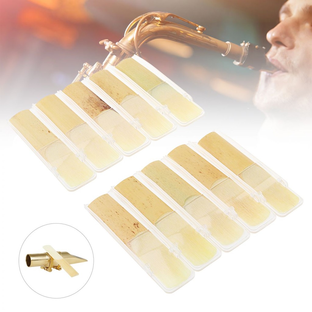 10 Peças Palhetas De Saxofone Alto Clássico Força 1.5/2.0/2.5 Sax Para Iniciantes E Saxofonista em Oferta na Shopee