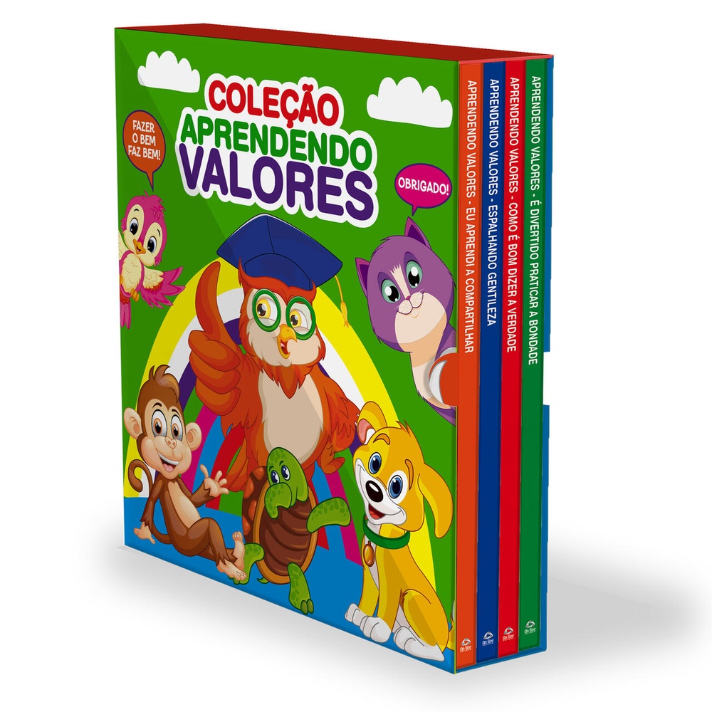 Coleção Aprendendo Valores - Box com 4 Livros