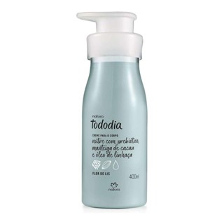 Creme Desodorante Nutritivo Para o Corpo Hidratante Flor de Lis TODODIA Natura 400ml