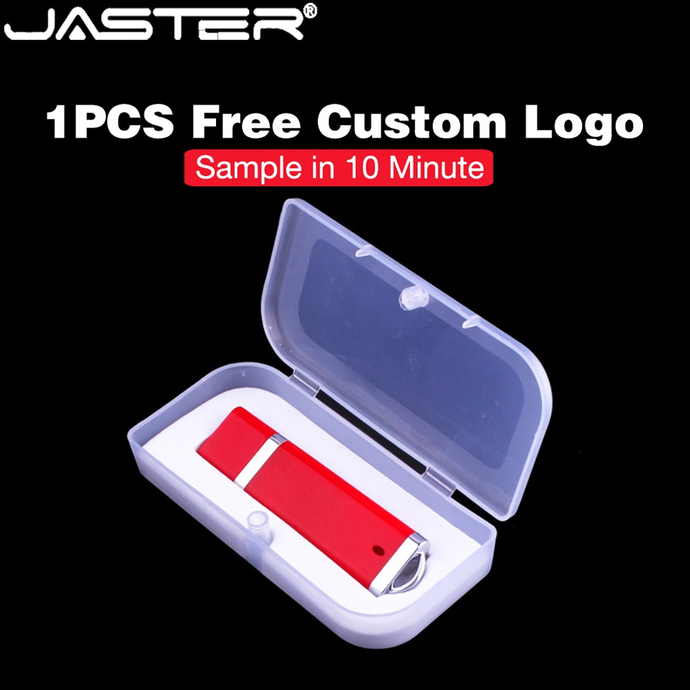JASTER Cartoon USB Flash Drives 64GB Com Caixa Pen Drive 32GB Presente Criativo Pendrive 16GB Mini Memory Stick 8GB U Di