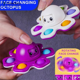 TIMEKEY Pop It Alívio De Estresse Silicone Interativo De Octopus Flip Mudança De Faces Spinner Push Pops Bubble Fidget Toys D1O5