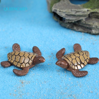 2pcs Simulação 2pcs Pequena Resina De Tartaruga Artesanato Micro Paisagismo Jardinagem Varanda Flor em Oferta na Shopee