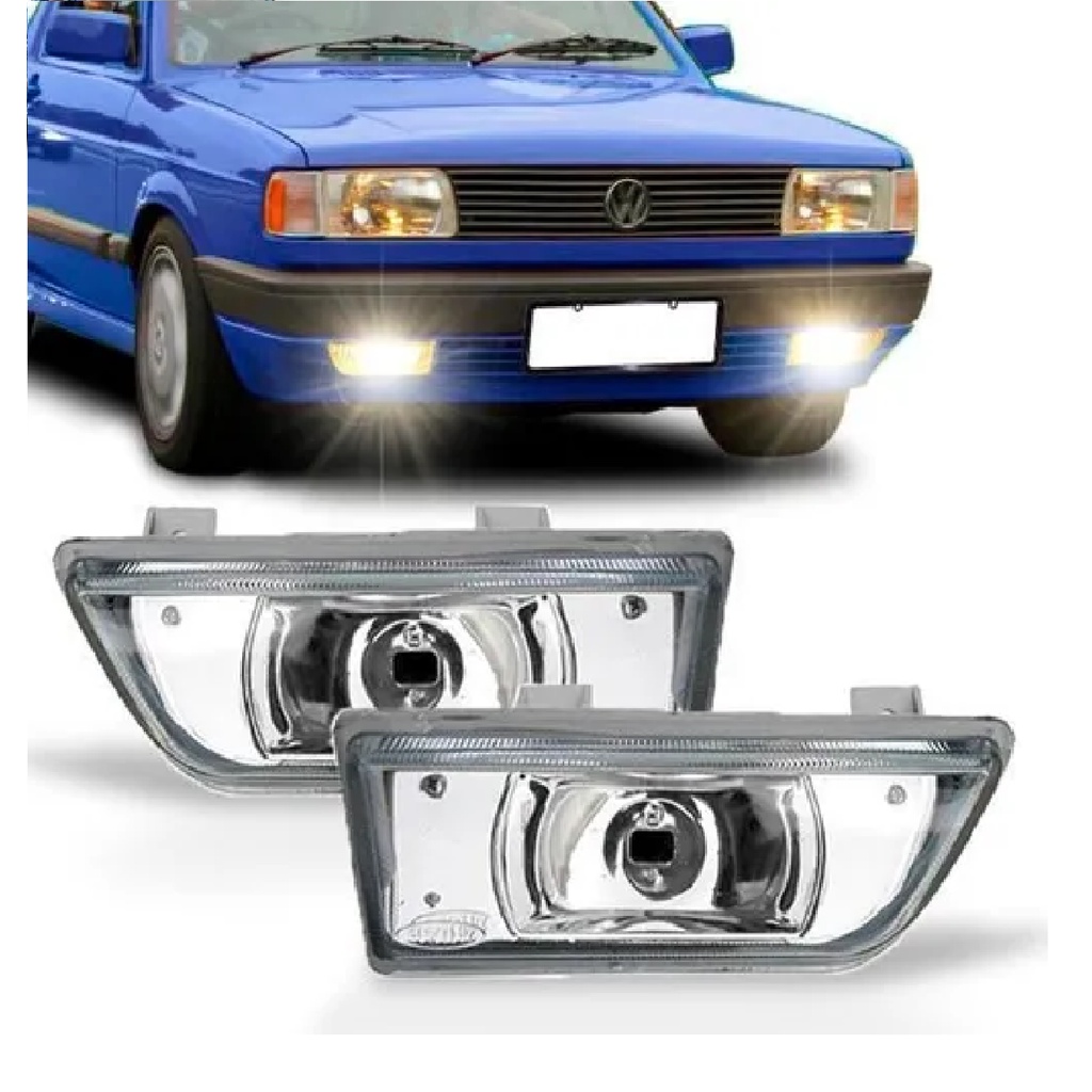 Farol Milha Auxili Gol Quadrado 87 88 89 90 91 92 33 94 Lisa