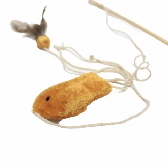 Brinquedo Varinha Interativa Divertida Bichinho Para Gatos