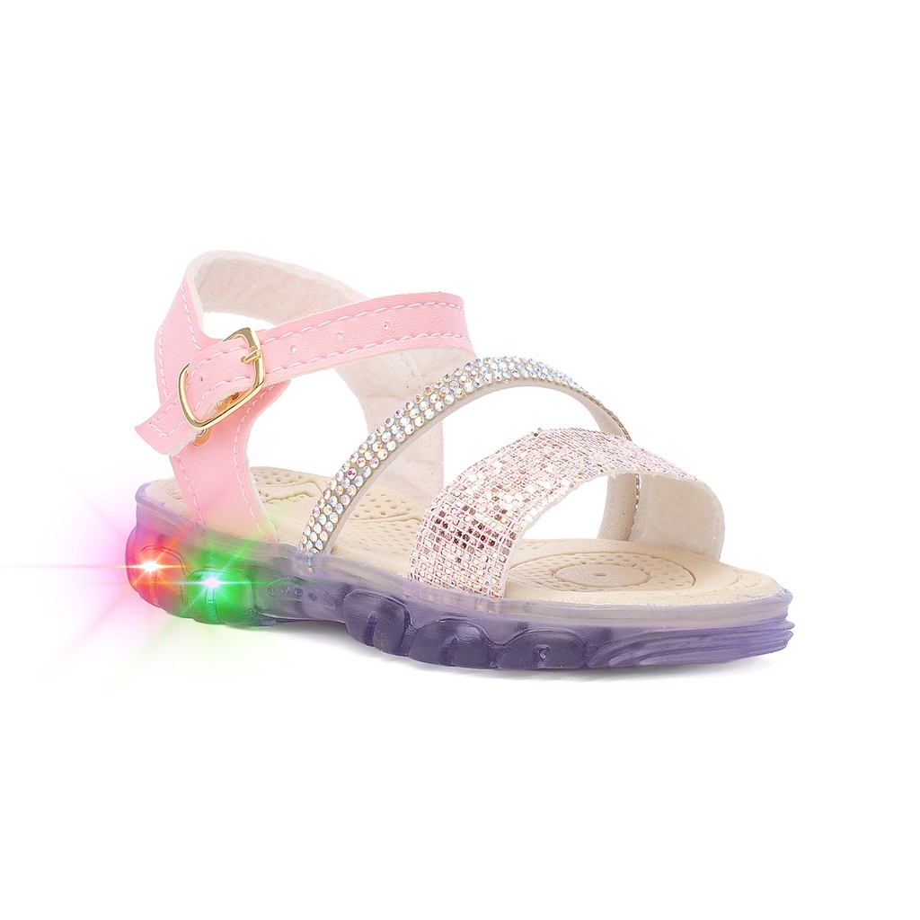 Sandalia Papete Infantil Feminina com LED Menina Funfy 2303A em Oferta na Shopee