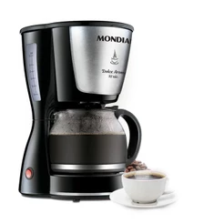 Cafeteira Elétrica Dolce Arome Inox Preto C-32 32X Mondial - 220V