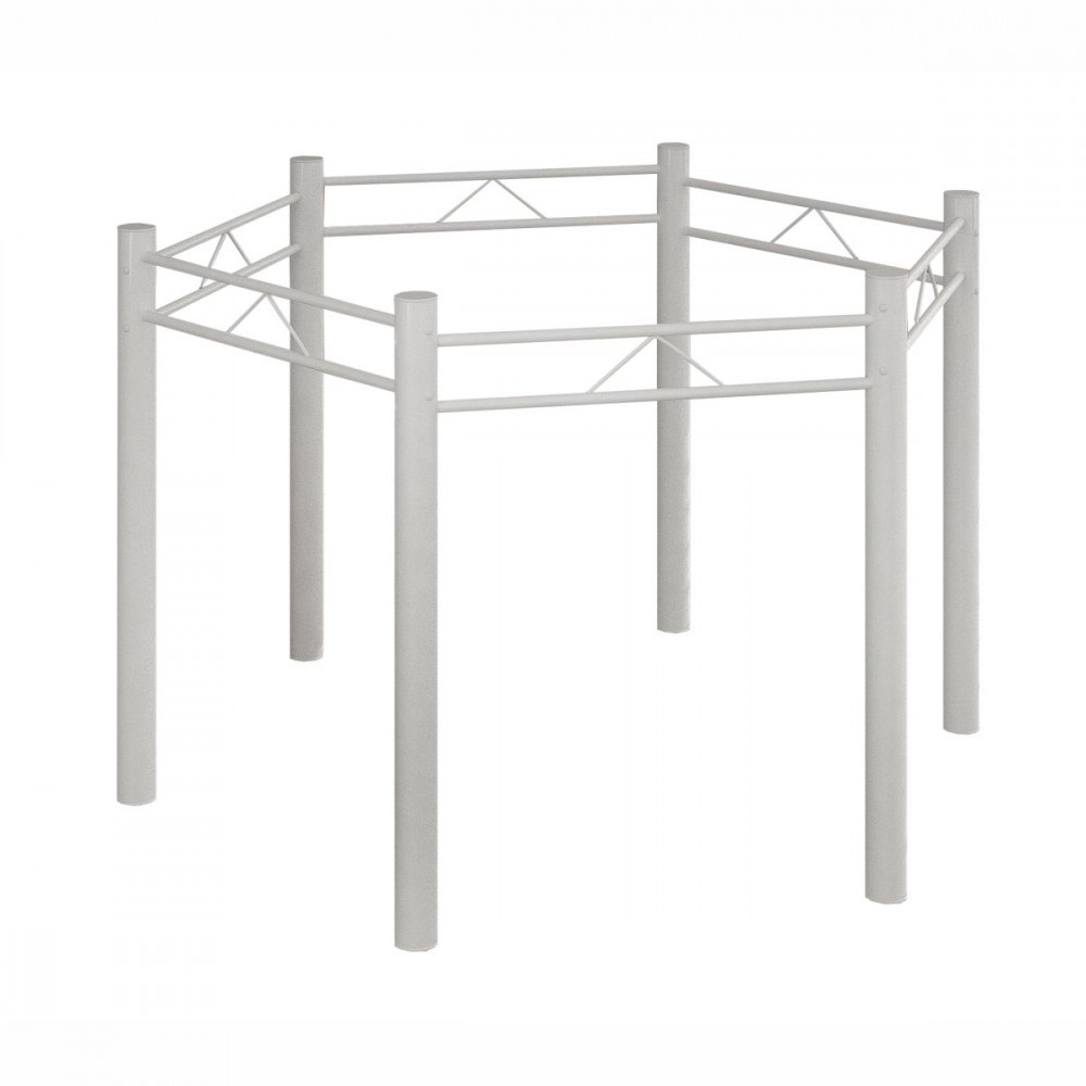 Base Para Mesa Sextavada 120x140 Liso Branco Teixeira em Oferta na Shopee