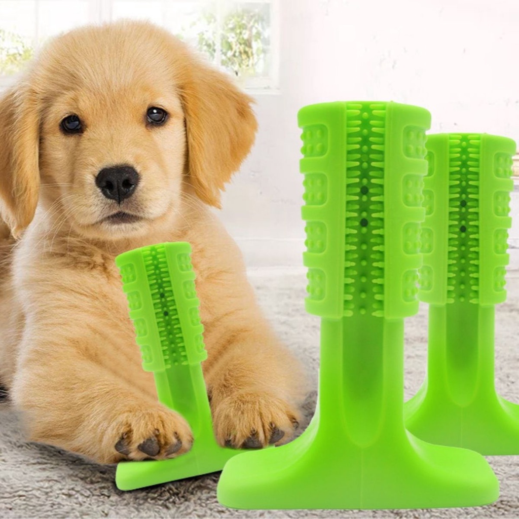 Escova de Dente Brinquedo Interativo Mordedor Cachorro Pet Massageador Higienizador Dental Tártaro em Oferta na Shopee