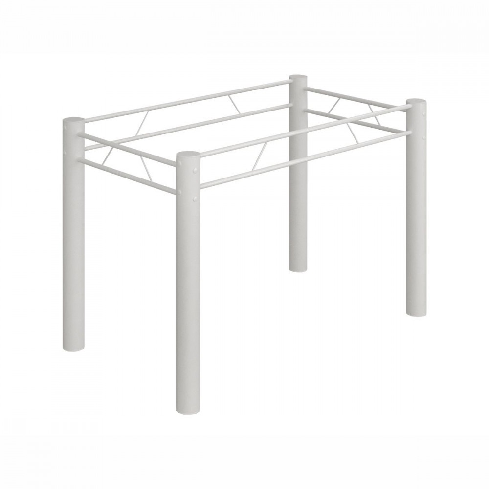 Base para Mesa de 140x75 Paris Liso Branco Teixeira em Oferta na Shopee