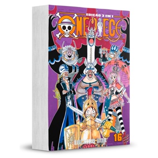 Mangá - One Piece 3 Em 1 Vol. 16 - Novo/Lacrado em Oferta na Shopee