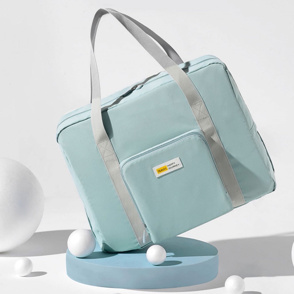 Bolsa de Viagem Dobrável em Tecido de Poliéster de Grande Capacidade Su