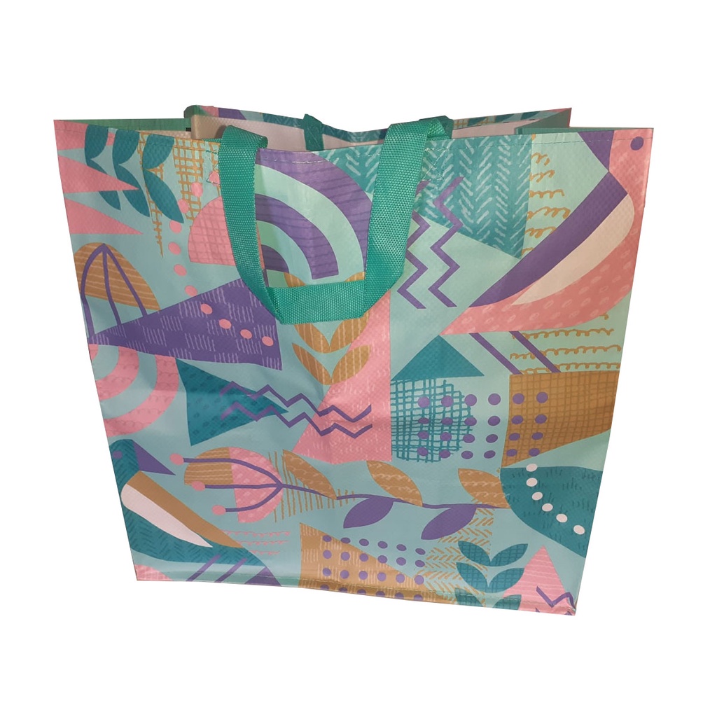 Sacola Gigante de Ráfia Ecobag Retornável 44x45x29cm B4u em Oferta na Shopee