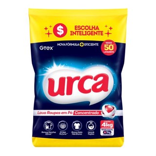 Lava Roupas Pó Urca Concentrado Sache 4KG