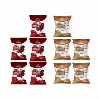 Kit10 - Wheyviv Fit Chocolate e Suspiro C/ Whey Protein 45g