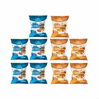 Kit10 - Wheyviv Fit Cookies e Banana C/ Whey Protein 45g