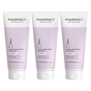 Pharmacy Botanicals Loção Hidratante Corporal Lavanda 3X200ml em Oferta na Shopee