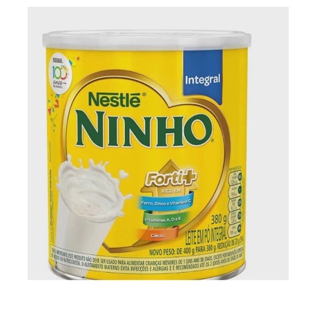 LEITE EM PÓ INTEGRAL NINHO 380G - NESTLE
