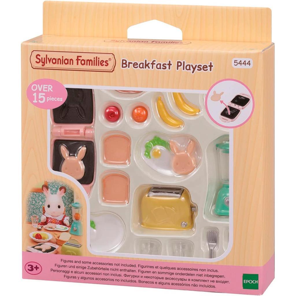 Conjunto Cafe Da Manha Acessorios Sylvanian Families Com Torradeira Sanduicheira E Batedeira - Epoch