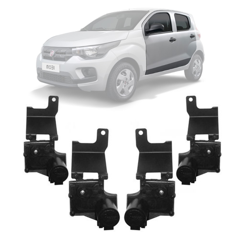 Kit Trava Elétrica Tragial Específica 4 Portas Fiat Mobi - Spare Parts and Accessories for Vehicles