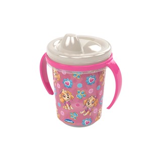 Caneca de Transição 280 Ml Rosa Patrulha Canina Plasútil