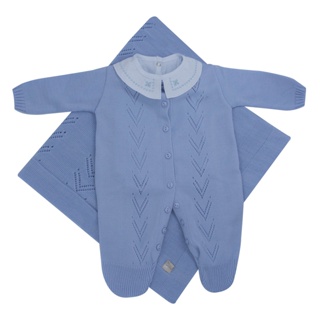 Kit Maternidade Setta e Body Gola Bordada Du Azul Claro em Oferta na Shopee