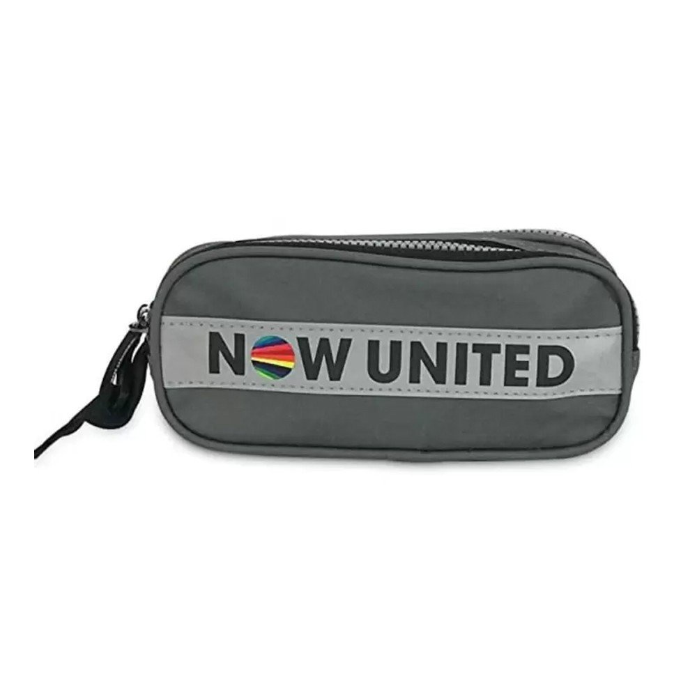 Estojo Duas Divisórias Cinza Now United Clio