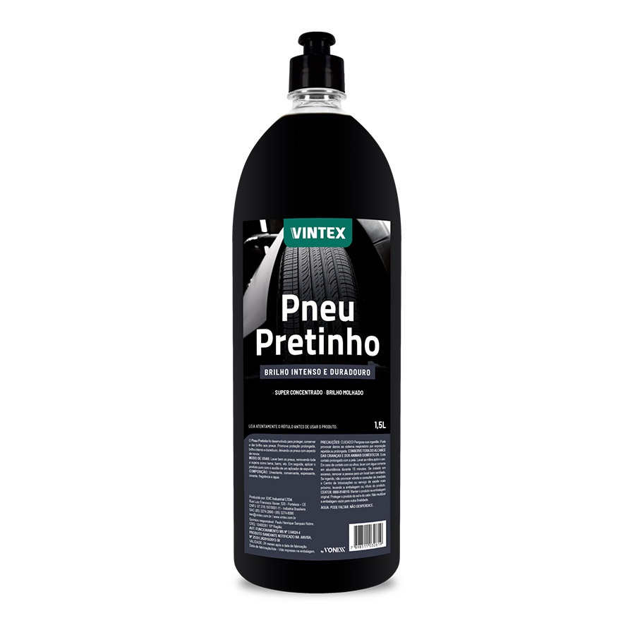 Revitalizador de Pneu Pretinho 1,5L Vintex