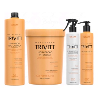 Kit Profissional Trivitt Hidratação Itallian PÓS QUÍMICA em Oferta na Shopee