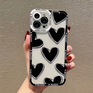 Capa Anti-Impacto Love Heart Clear Phone Para Xiaomi Poco X5 F5 X3 X4 Pro F3 Mi 13 Lite 11 12 10T 11T 13T À Prova De Choque