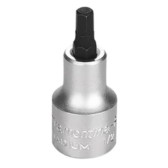 Soquete em Aço Cromo Vanádio Ponta Hexagonal 6 mm - Encaixe 1/2" Tramontina PRO