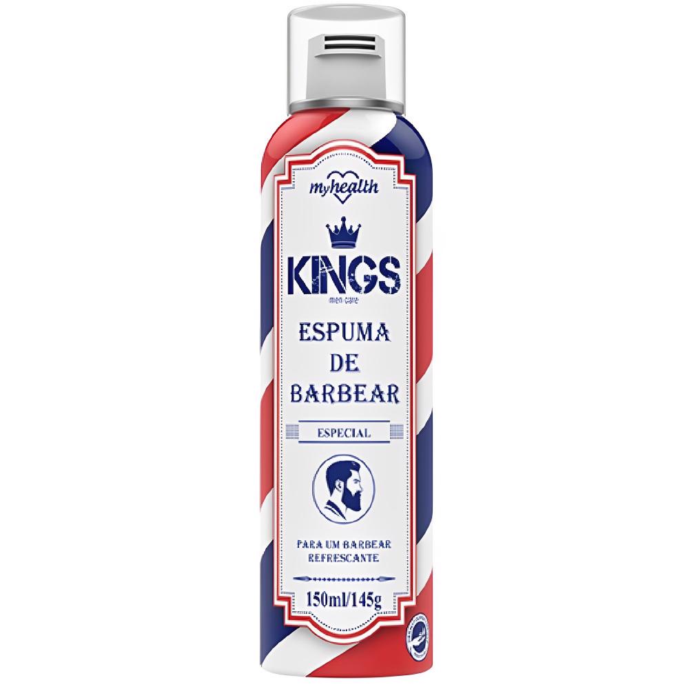 Espuma de Barbear Kings 150 ml MY HEALTH em Oferta na Shopee