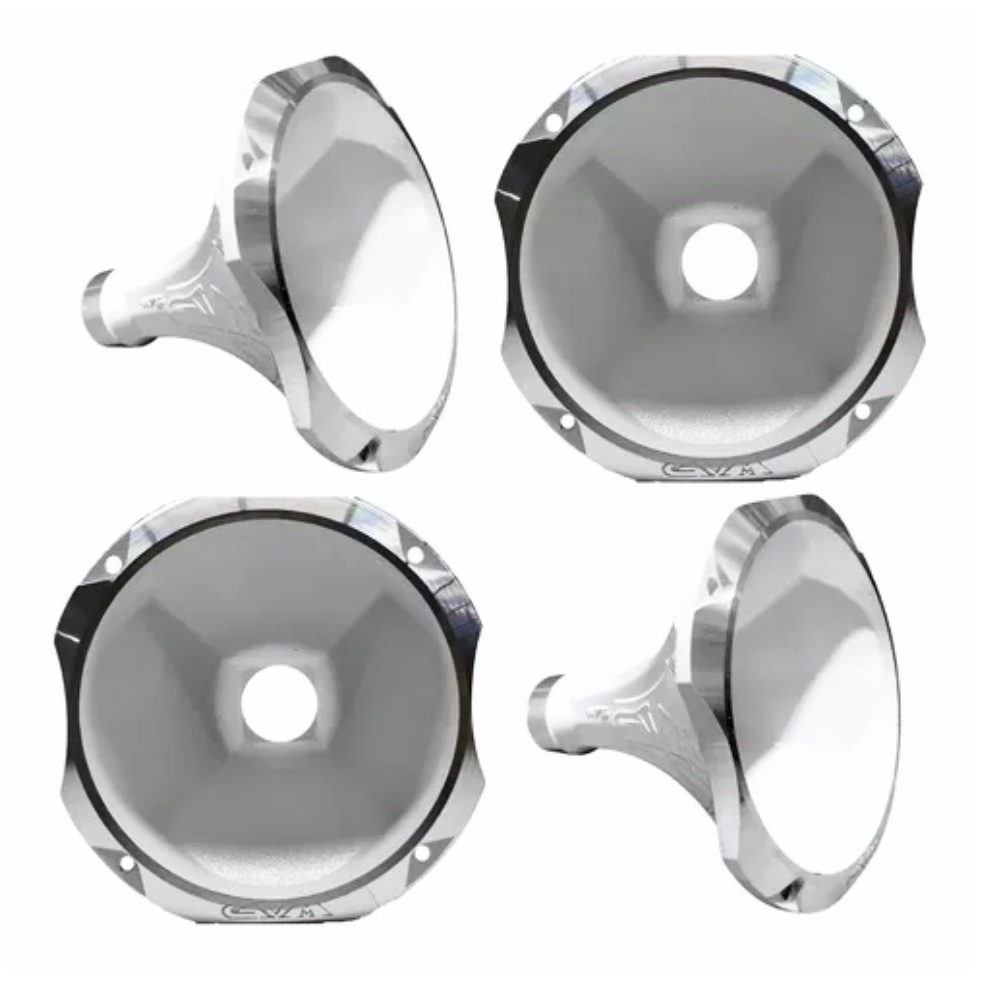 Corneta Gvm 1175 Aluminio Lente Original 1 Pol BRANCO 4 UNID em Oferta na Shopee