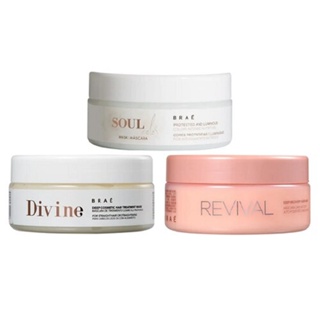 Kit Cronograma Capilar Braé Divine Revival Soul Color 200g em Oferta na Shopee
