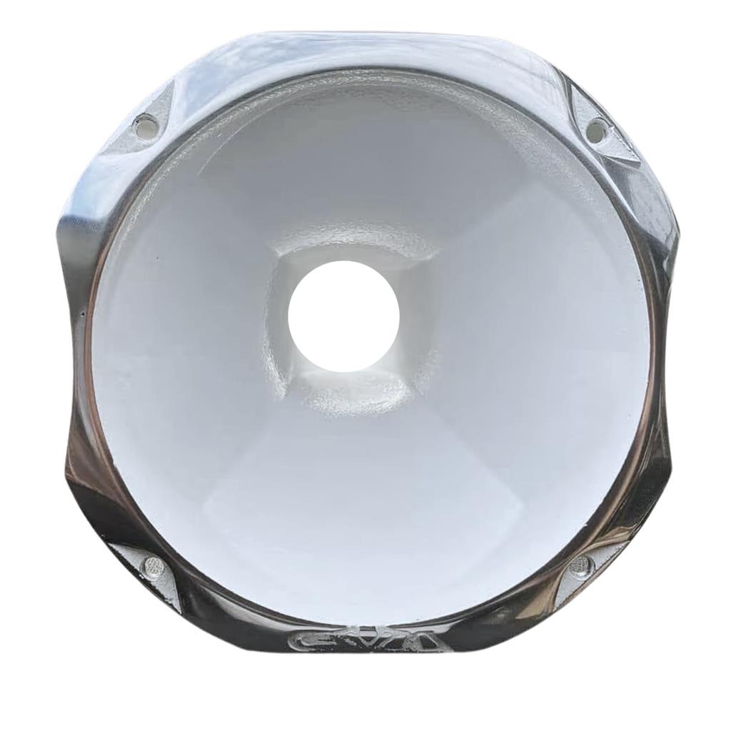 Corneta GVM 1750 Expansor Aluminio Branco para Driver 2 Pol