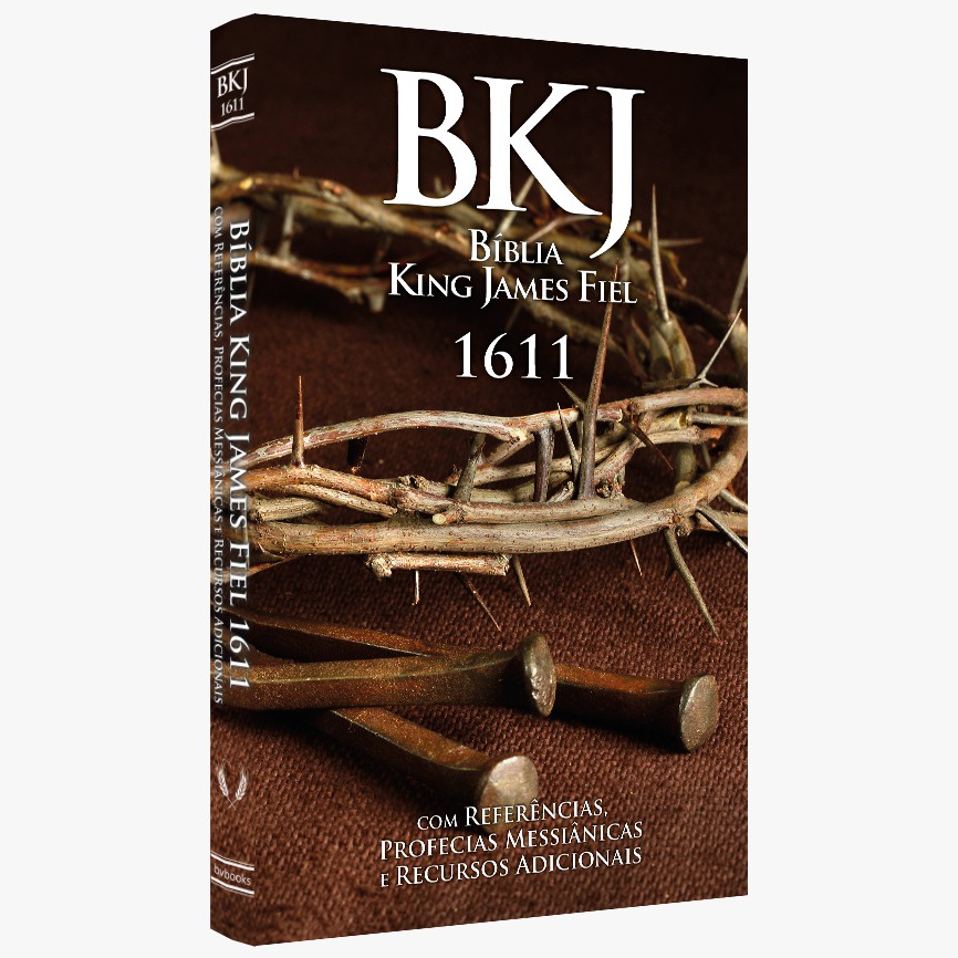 Bíblia King James 1611 | Letra Normal | Brochura | Coroa - Books & Magazines