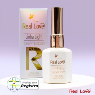 Top Coat Blindado Linha Light 15ml - Real Love em Oferta na Shopee