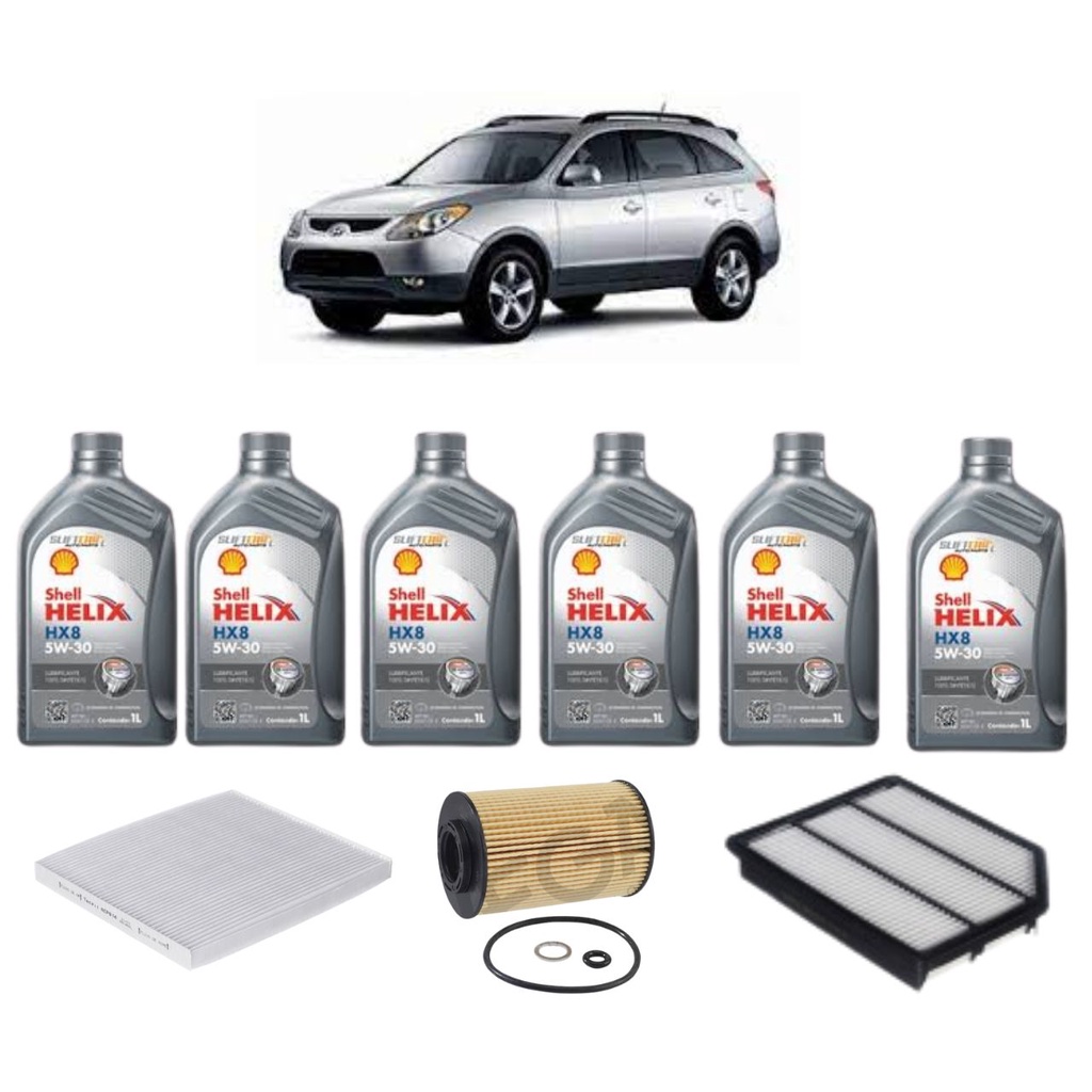 KIT REVISÃO TROCA DE OLEO HYUNDAI VERA CRUZ 3.8 2010 DIANTE