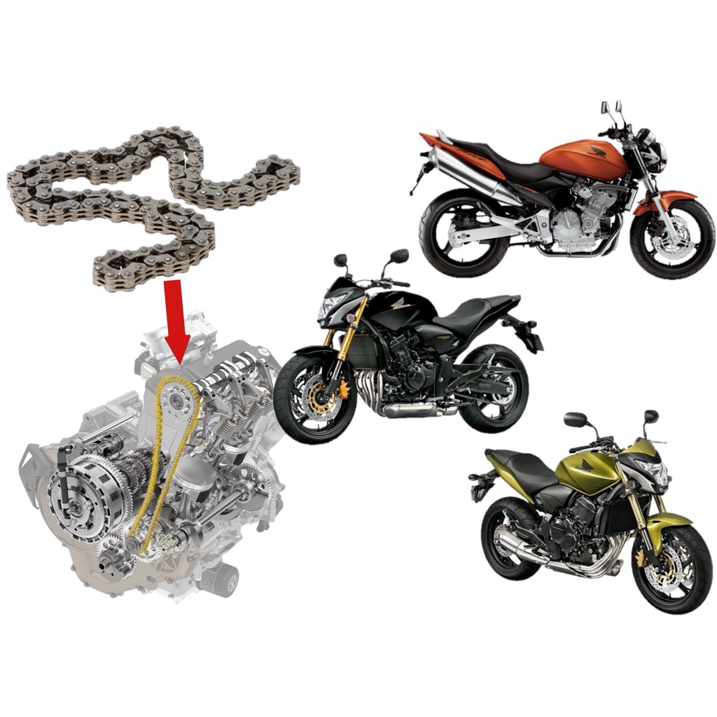 CORRENTE COMANDO DO MOTOR HONDA CB 600 HORNET CB600 F 2014 2013 2012 2011 2010 2009 2008 2007 2006